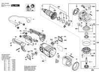 Bosch 3 601 HC3 000 GWS 24-230 Angle Grinder Spare Parts